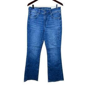 American Eagle Next Level Low Rise Kick Bootcut Jean Sz 12 NWT